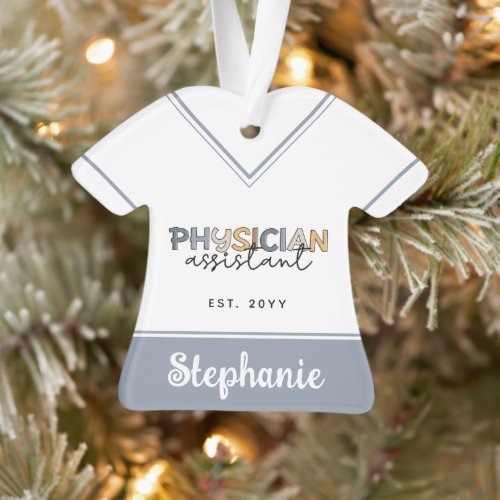 Custom Physician Assistant PA Appreciation Gifts Ornament