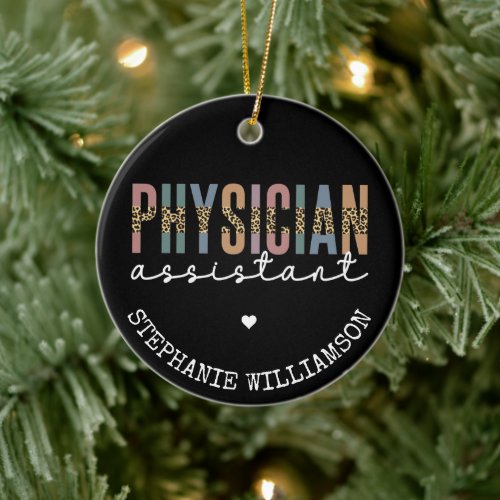 Custom Physician Assistant Physician Associate PA Ceramic Ornament