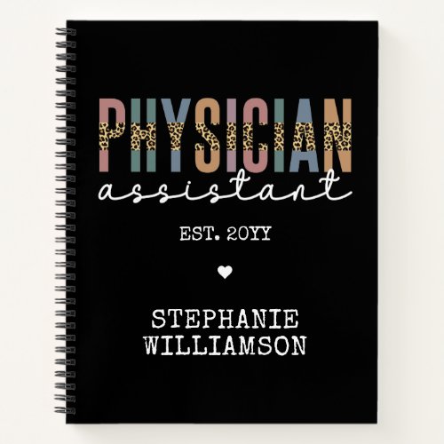 Custom Physician Assistant Physician Associate PA  Notebook