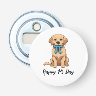 Custom Pi Day Dog With Pi Symbol Happy Pi Day Bottle Opener
