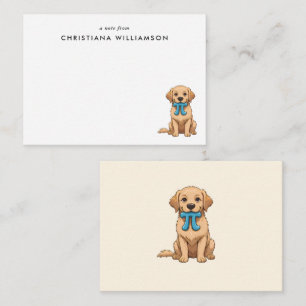 Custom Pi Day Dog With Pi Symbol Pi Day Note Card