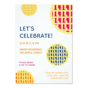 pie invitations zazzle pie party invitations