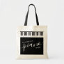 Custom Piano Keyboard Personalized Music Tote Bag