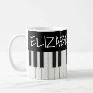 Custom Piano Keys Coffee Mug
