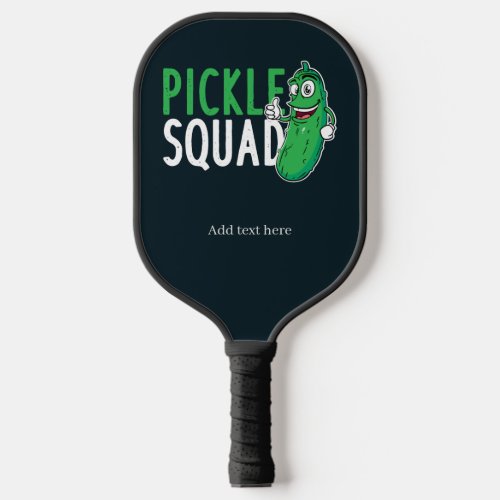 Custom Pickle Squad Family Keepsake Navy Blue Pickleball Paddle