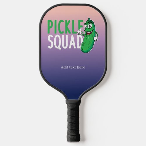 Custom Pickle Squad Family Keepsake Pickleball Paddle