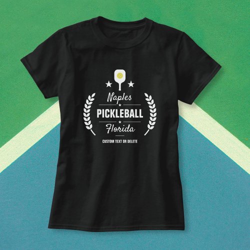 Custom Pickleball Club Add City Name State T_Shirt