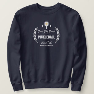 Custom Pickleball Club City State Name Retro Sweatshirt