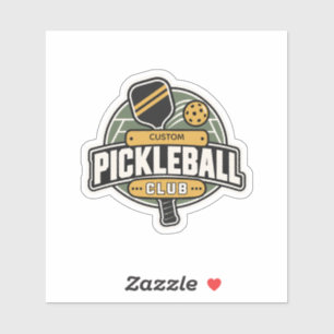 Custom Pickleball Club   Pickleball Gift Sticker