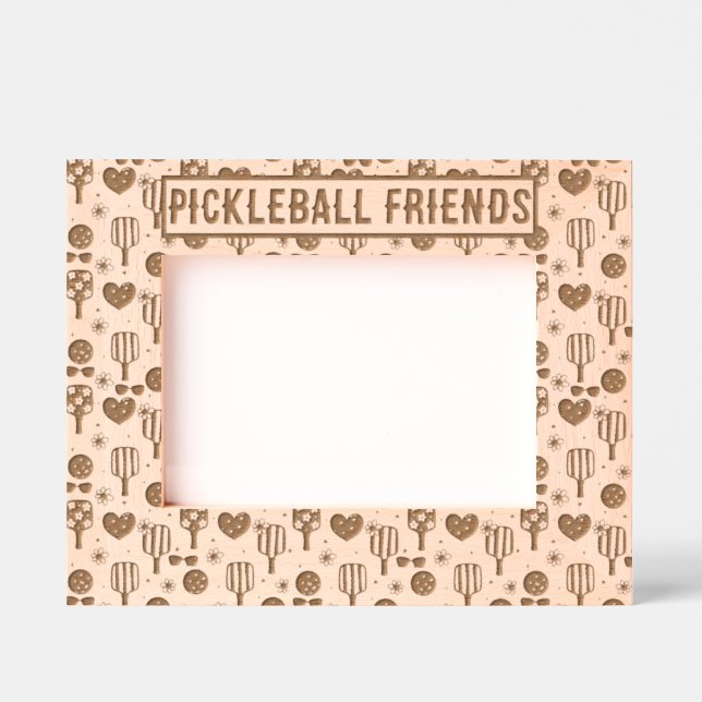Custom Pickleball Friends  Engraved Frames (Front)
