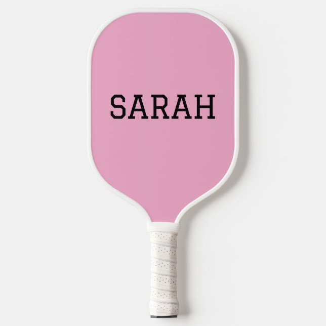 custom pickleball paddle pink (Front)