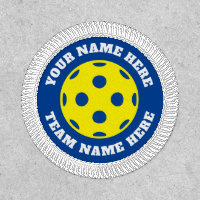 Custom pickleball sports Velcro or iron-on patch