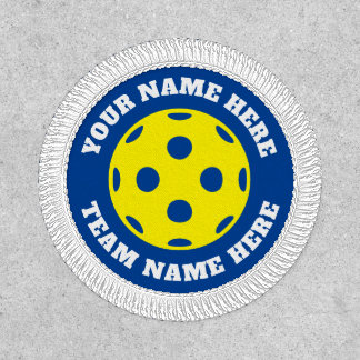 Custom pickleball sports Velcro or iron-on patch