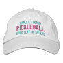 Custom Pickleball Sports Your City, Team Club Name Embroidered Baseball Hat