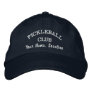 Custom Pickleball Team Club, Player Name Your Text Embroidered Baseball Cap