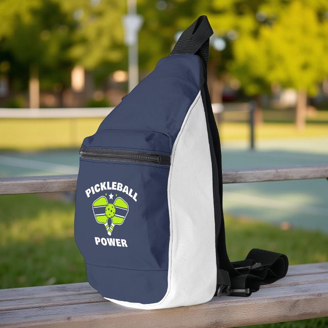 Custom Pickleball Team Name Sling Bag (Creator Uploaded)