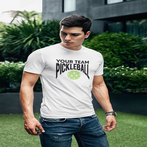 Custom Pickleball Team Template T_Shirt