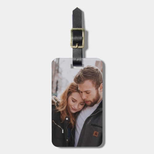 Custom Picture Double Sided Photo Create Your Own Luggage Tag