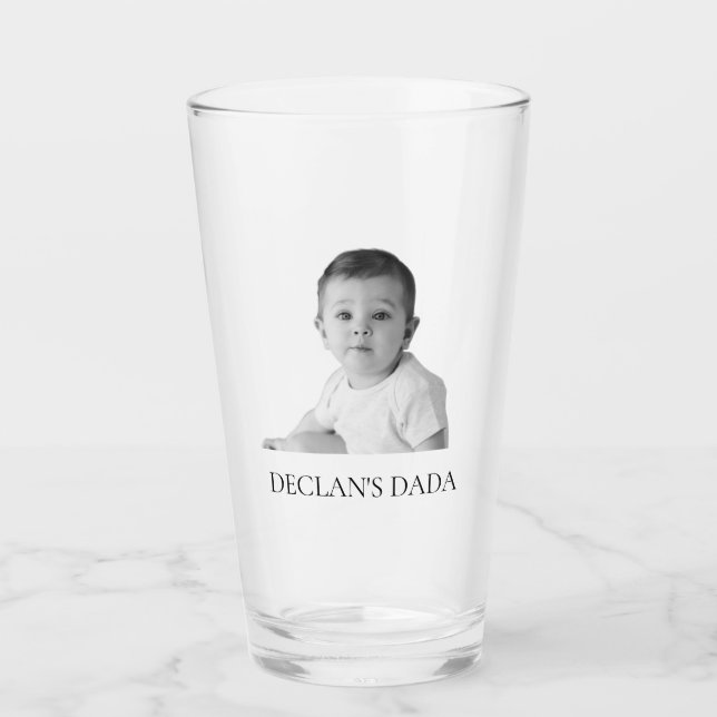 CUSTOM PICTURE GLASS, Photo cup | mom, photography (Front)