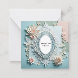 Custom Picture Holder Note Card