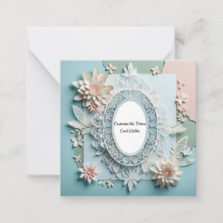 Custom Picture Holder Note Card