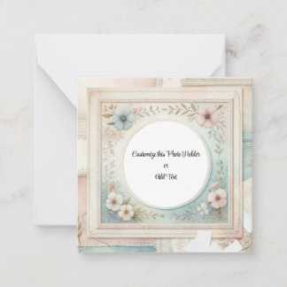 Custom Picture Holder Note Card