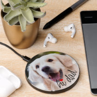 Custom Picture Love Heart Hi Dad Text