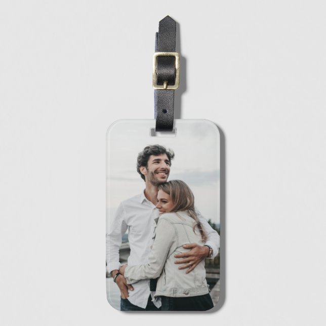 Custom Picture  Luggage Tag (Front Vertical)