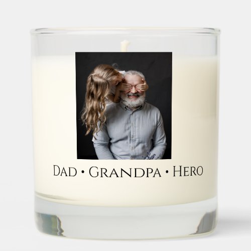 Custom Picture Personalized Gift In Loving Memory Scented Candle