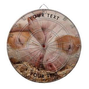 Custom Pigs Photo Dart Board