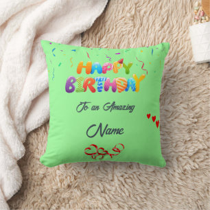 Custom Pillow Gift for Birthday Celebrations