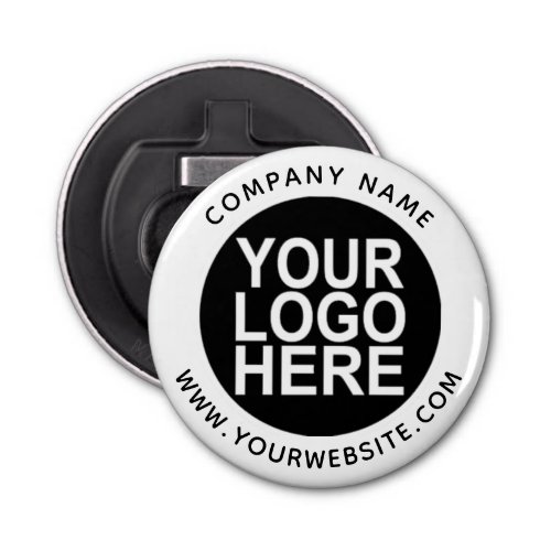 Custom Pin back Button with Business Logo Bottle Opener