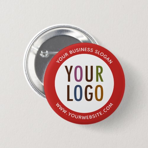 Custom Pinback Button with Company Logo No Minimum