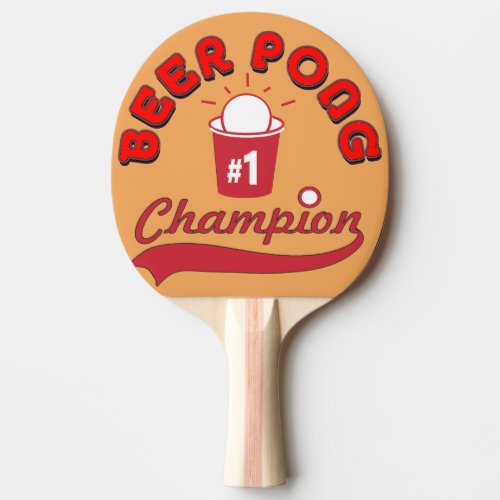 Custom Ping Pong Official League Ball Ping Pong Paddle