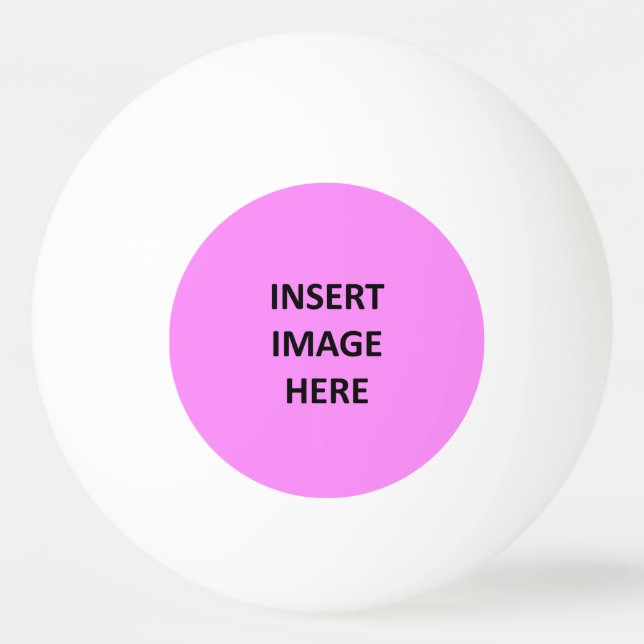 Custom Ping Pong Table Tennis Ball Template (Front)