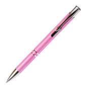 Custom Pink Aluminum Promotional Ball Point Pen (3/4)