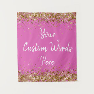 Custom Pink Backdrop Birthday Party Her Photobooth