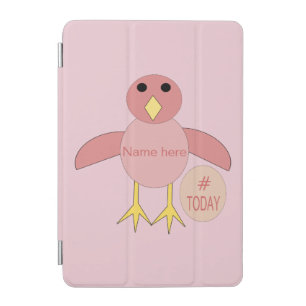 Custom Pink Birthday Girl Chick iPad Min Cover