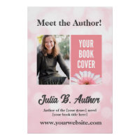 Custom Pink Book Signing Author Book Cover