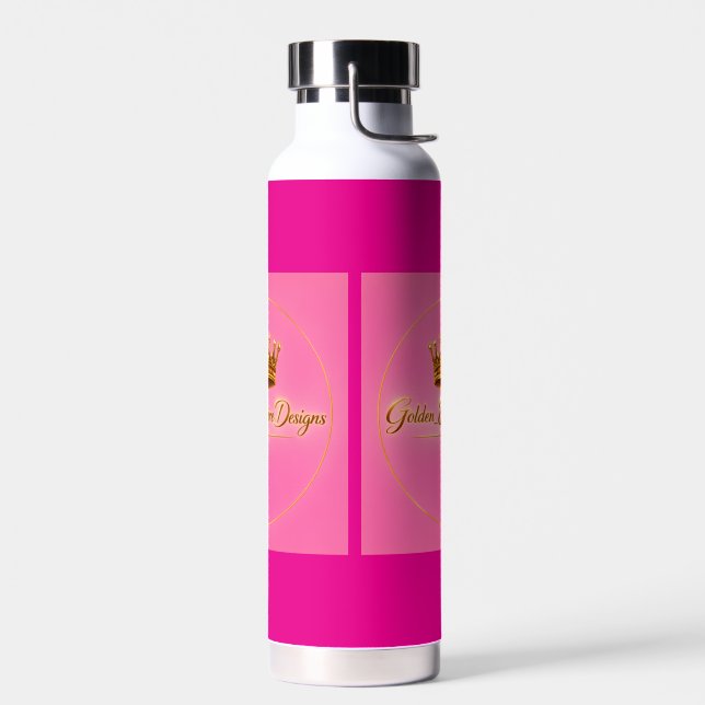 custom pink bottle (Left)