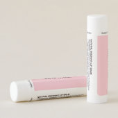 Custom Pink Bridal Shower Favors Lip Balm (Back)