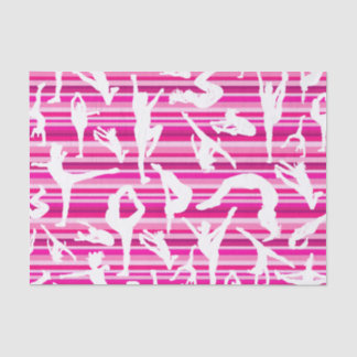 Custom Pink Cheerleading Tissue Paper