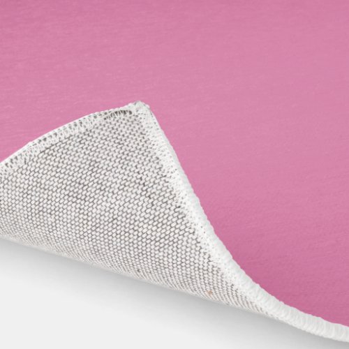 Custom Pink Cute Solid Color Template Elegant Rug