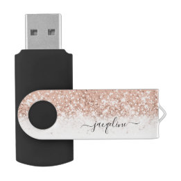 Custom Pink Flash Drive