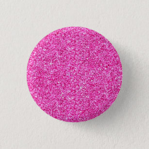 Custom Pink Glitter Look Elegant Blank Template Button