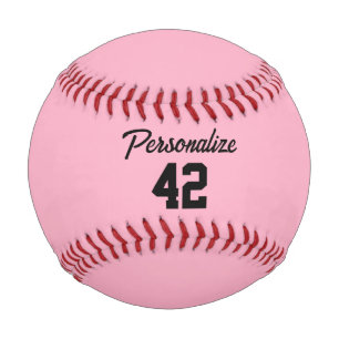 Custom Pink Light Baseball