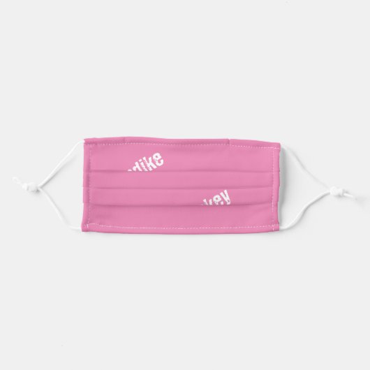Custom Pink Mask (Front, Folded)