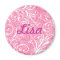 Custom Pink Ornamental Magnet