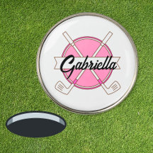 Custom Pink Personalized Golf Clubs Monogram 