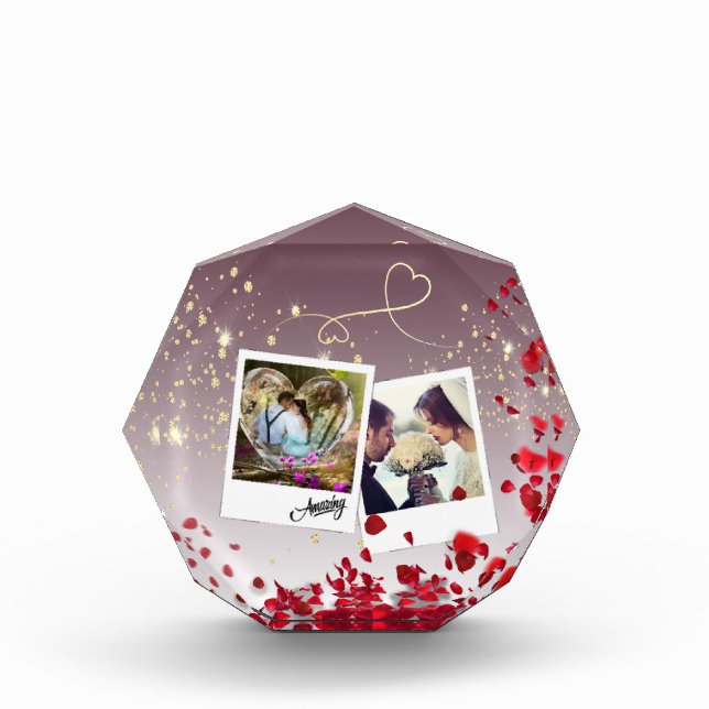 Custom pink photo block (Front)